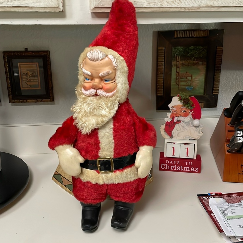 Rushton Miracle on 54th street Antique Santa will ship same day
